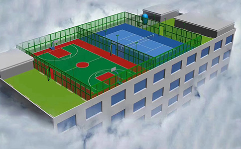 杭州樓頂籃球場