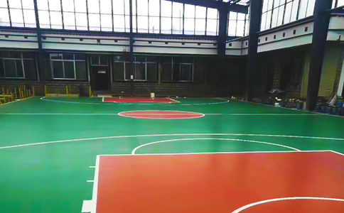 杭州室內(nèi)塑膠球場施工